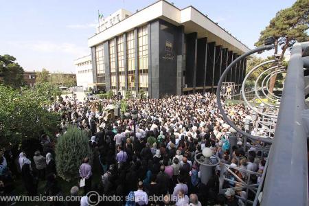 گزارش تصویری موسیقی ما از مراسم تشییع پیکر استاد محمد نوری