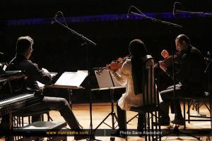 اجرای موسیقی کریستف رضاعی (موسیقی و تصویر) - هفته موسیقی تلفیقی تهران - 29 اردیبهشت 1395