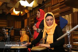 تمرین گروه صبا محمدی برای کنسرت 24 اردیبهشت